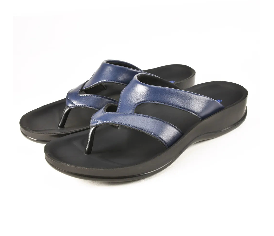 Aerothotic - Raido Womens Comfortable Strappy Sandal, Navy